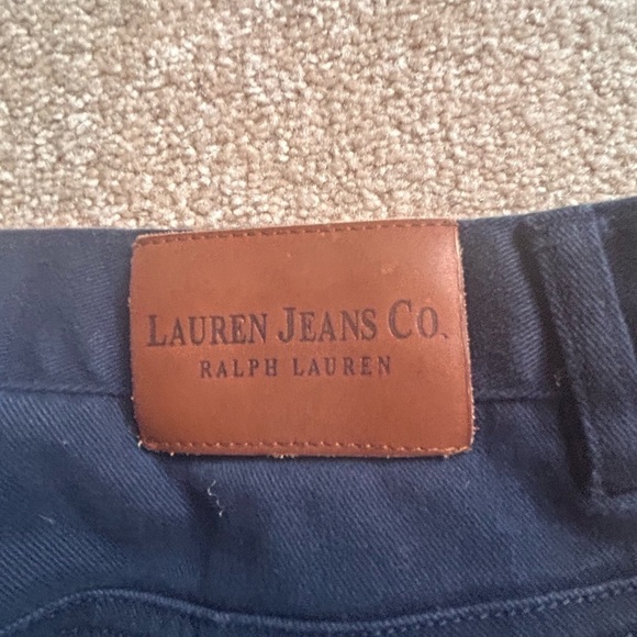 LRL Lauren Jeans Co. Ralph Lauren Dark Wash Indigo Modern Jeans Size 8 - Picture 5 of 6